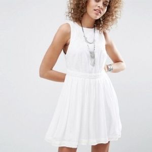 Free People Birds of a Feather White Dress Sz 2